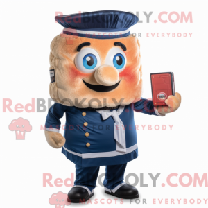 Navy Lasagna mascot costume...