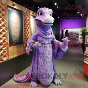 Lavendel Python maskot...