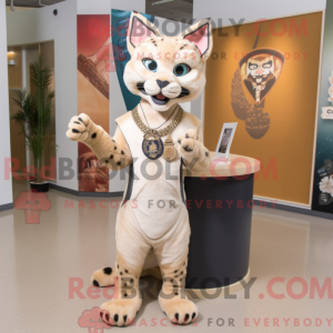 Costume mascotte de Bobcat...