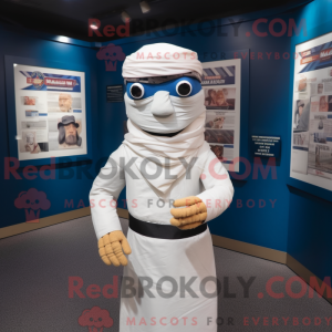 Navy Mummy mascot costume...