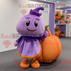 Lavendel gresskar maskot...