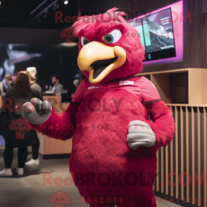 Magenta Eagle mascot...