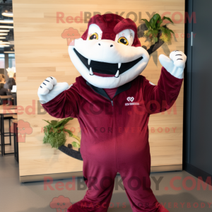 Maroon Anaconda maskot...