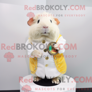 Cream Guinea Pig mascot...