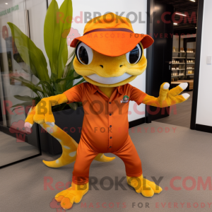 Postava maskota Rust Geckos...