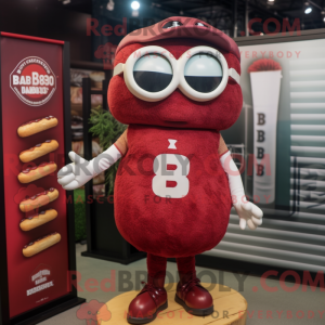 Maroon Bagels mascot...