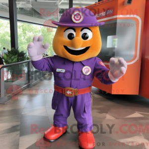 Personaggio mascotte Purple...