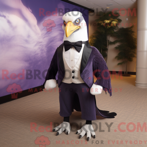 Lavender Bald Eagle mascot...