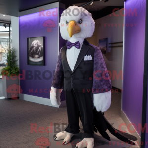 Lavender Bald Eagle mascot...