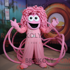 Pink Spaghetti mascot...