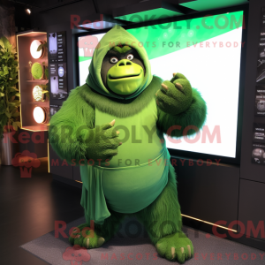 Green Gorilla mascot...