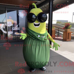 Maskottchenkostüm Olive...
