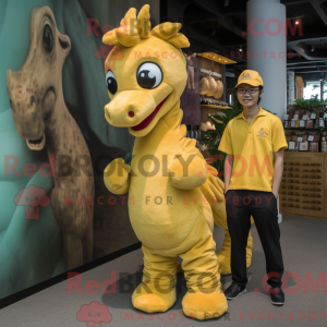 Yellow Sea Horse maskot...