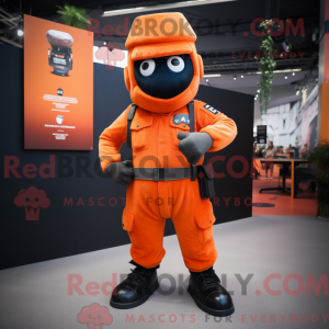 Orange Commando mascot...