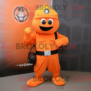 Orange Commando mascot...