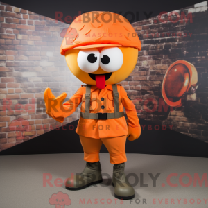 Orange Commando mascot...