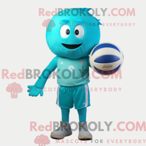 Turquoise Volleyball Ball...