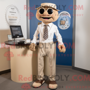 Beige Attorney mascot...