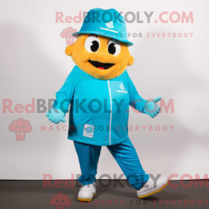 Turquoise Shakshuka mascot...