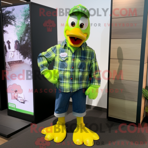 Figura de máscara de ganso...