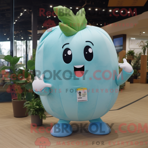 Sky Blue Turnip mascot...