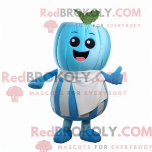 Sky Blue Turnip mascot...