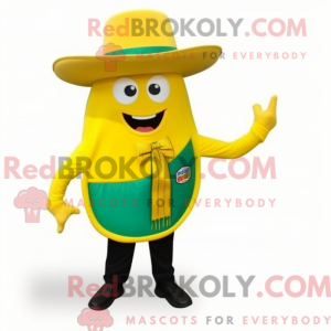 Gul Fajitas maskot kostume...