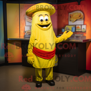 Yellow Fajitas mascot...