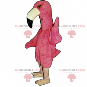 Flamingo maskot - Redbrokoly.com