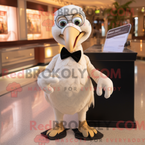 Beige Dodo Bird mascot...