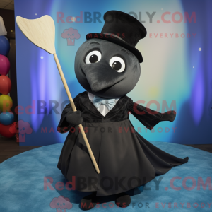 Black Narwhal mascot...