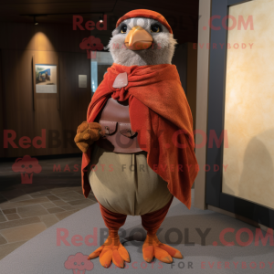 Rust Dove maskotdraktfigur...