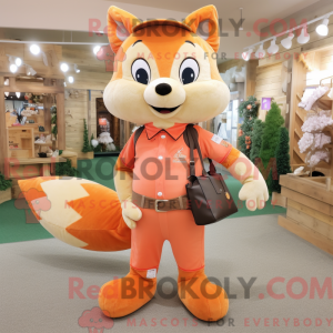 Peach Marten Maskottchen...