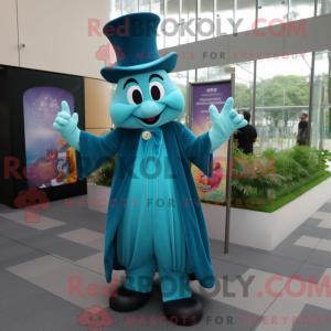 Teal Magician mascot...