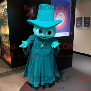 Teal Magician mascot...