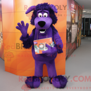 Purple Shepard S Pie mascot...