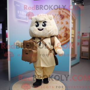Beige Dim Sum mascot...