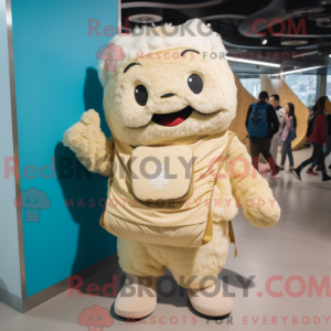 Beige Dim Sum mascot...
