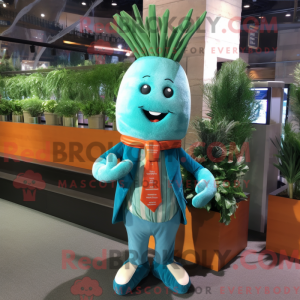 Turquoise Carrot mascot...