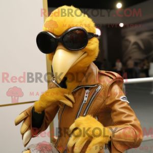 Guld Archeopteryx maskot...