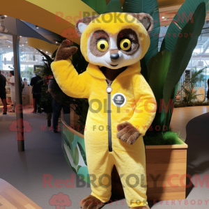 Citrongul Lemur maskot...