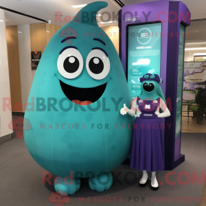 Turquoise Eggplant mascot...