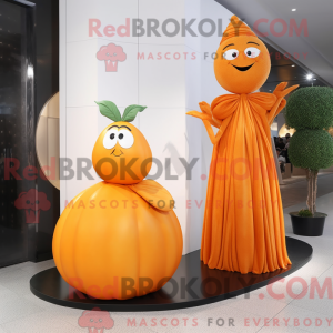 Orange Apricot mascot...