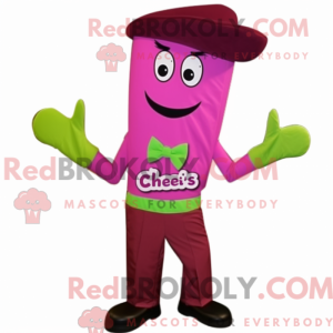Magenta Celery mascot...