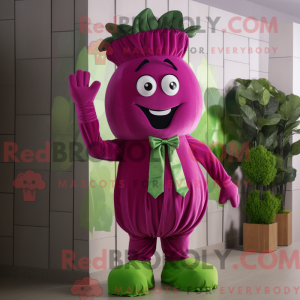 Magenta selleri maskot...