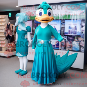 Teal Swans mascottekostuum...