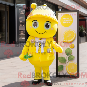 Lemon mascot costume...