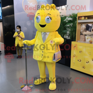Lemon mascot costume...