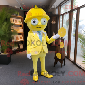 Lemon mascot costume...