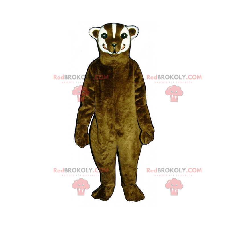 Fofo Grande marrom e bege do macaco Crianças Tamanho Plush Costume -  SpotSound Mascotes no Canadá / mascote US / mascote América Cortar L  (175-180CM)